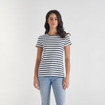 Load image into Gallery viewer, Blue &amp; White Tshirt
